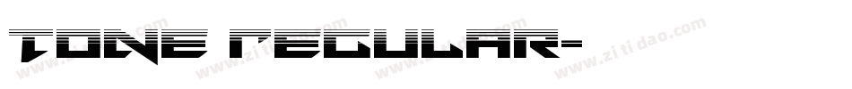 Tone Regular字体转换